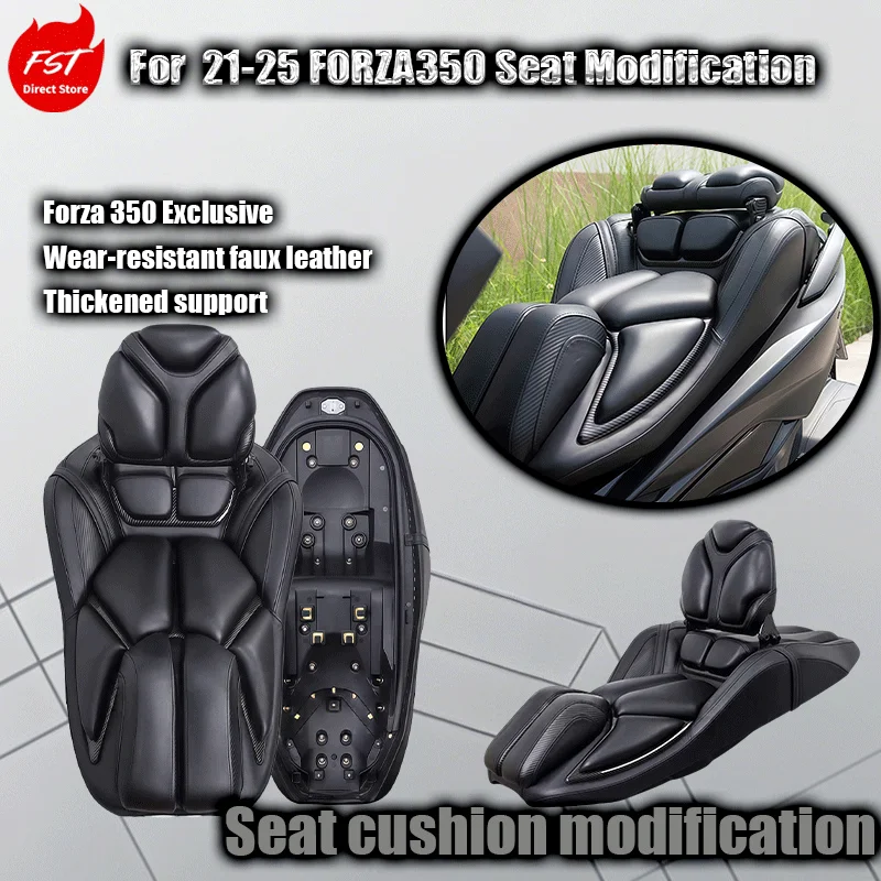 Für 21-25 Forza 350 Luxus-Sitze - Original Werksgefertigte Sitze mit Verschleißfestem Kunstleder und Verstärkter Unterstützung Image