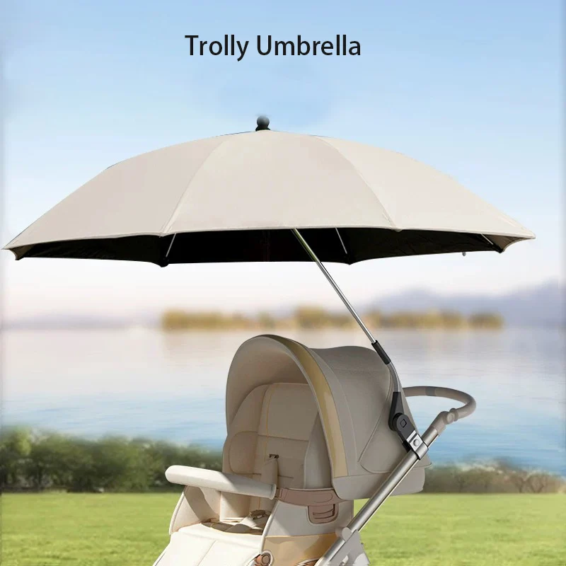 Baby-Kinderwagen-Sonnenschutz, Baby-Dreirad, universeller Kinderwagen-Regenschirm, Kinder-Lauflernhilfen, Sonnenschutz, 1 Stück