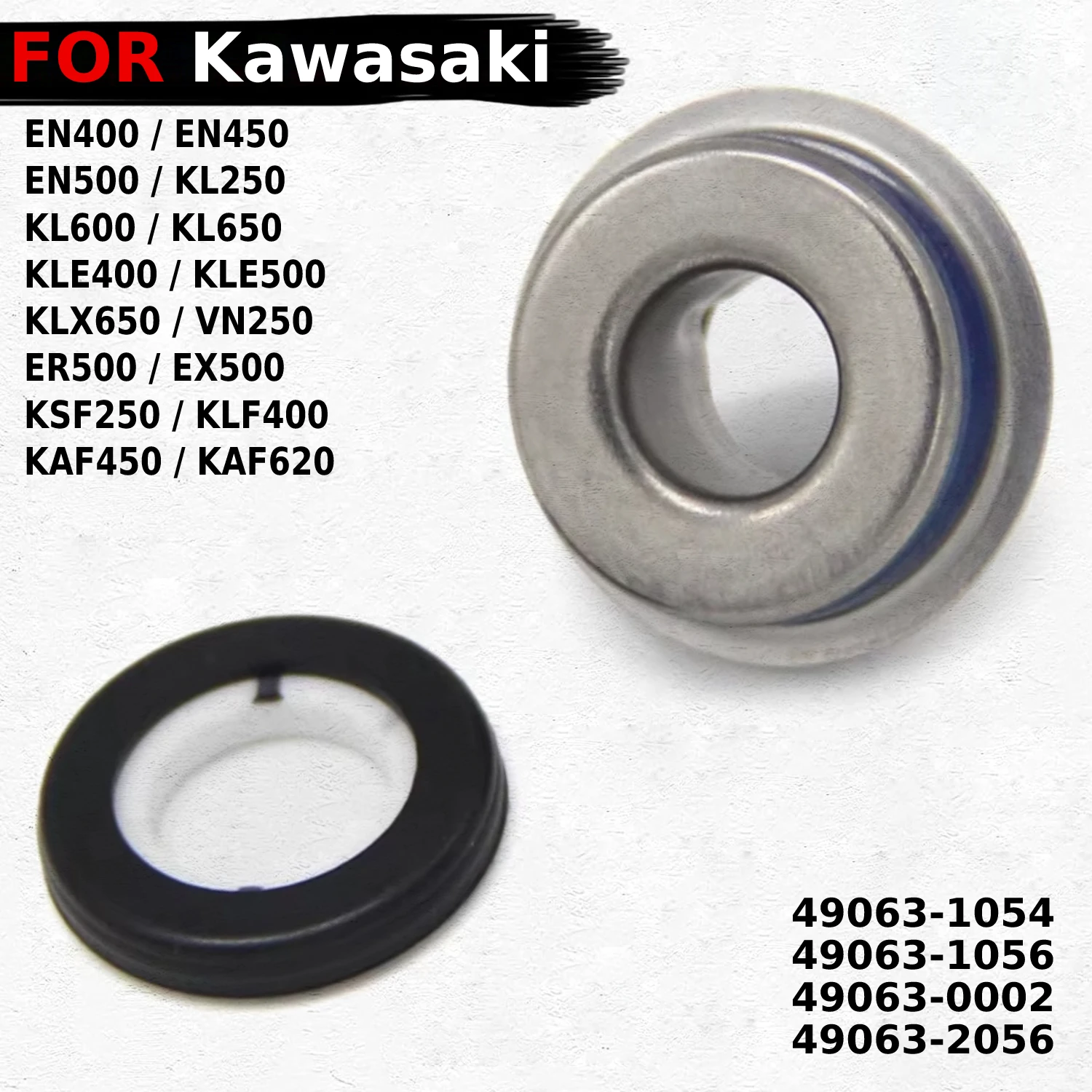Wasserpumpe Gleit ring dichtung abdeckung passend für kawasaki er500 ER-5 ex500 gpz500 gpz500s ninja kle500 kle400 klx650 motard klr600 vn250 Image