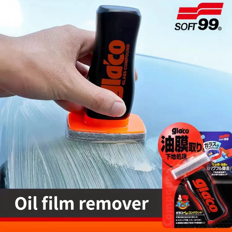 100 ml Soft99 Auto Windschutzscheibe Öl Film Entfernung Regen Abweisend Auto Japan Glaco Mantel Glas Antirain Beschichtung Anti-regen Behandlung Image