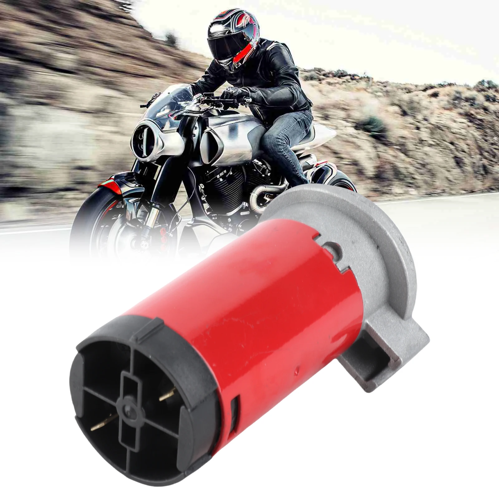 12V Lufthupenkompressor 105-115 dB Auto Hupe Luftpumpe Kompressormotor für Autos LKWs Boote Motorrad Auto Hupenkompressor Image