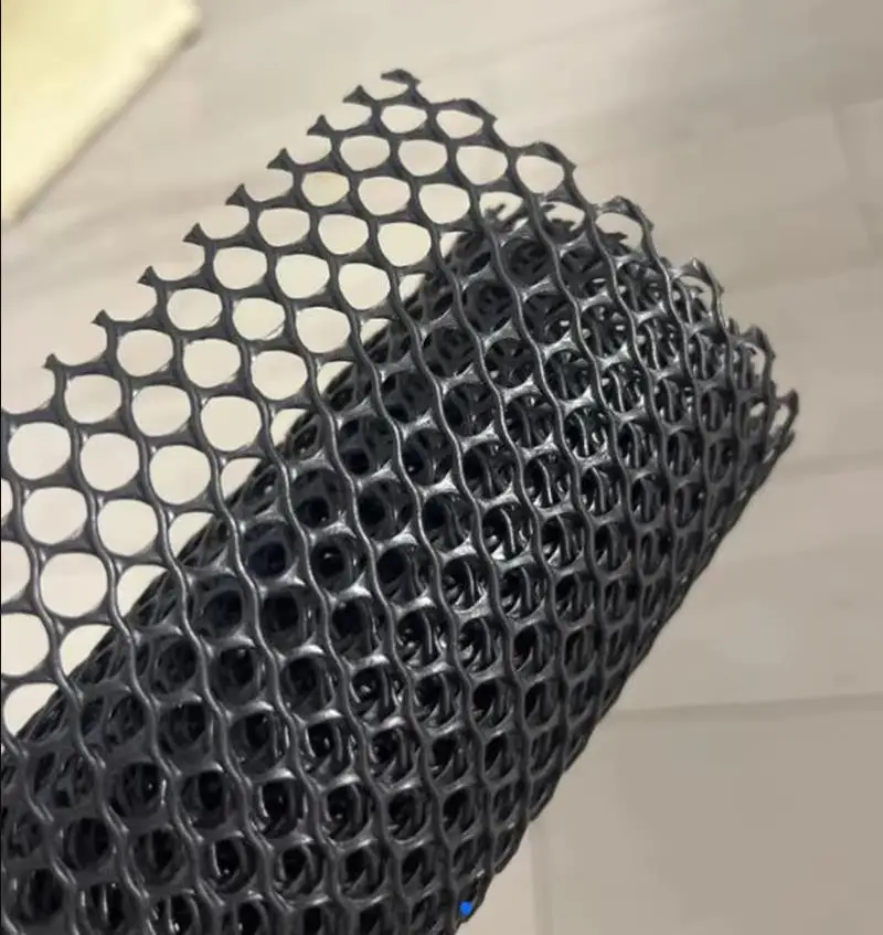 1pc 120X40cm Grill Honeycomb Hexagon Mesh Grille ABS Kunststoff Spoiler Stoßstange Lüftungsschlitze Schwarz Universal Hood Vent Racing Grills Image
