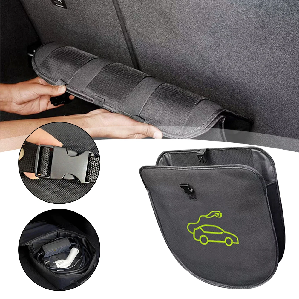 1Pcs EV Auto Ladekabel Steckdosen Wasserdicht Feuer Hemmende Ausrüstung Container Elektrische Auto Ladegerät Lagerung Tragen Tasche Image