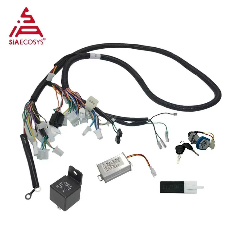 SiAECOSYS Fahrzeugkabelbaum für Votol Controller EM50 EM100 Fardriver Controller ND-Serie passend zu DKD-Display und Z6 Image
