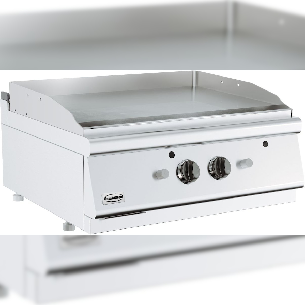CombiSteel Base 700 Gas Grillplatte Chrom Image