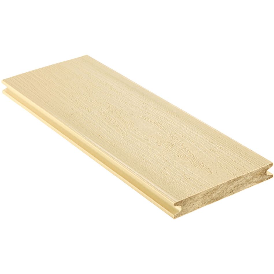 NATURinFORM WPC-Terrassendiele 21x140 mm Piazza Mondo cremeweiß massiv, 5000 mm Image