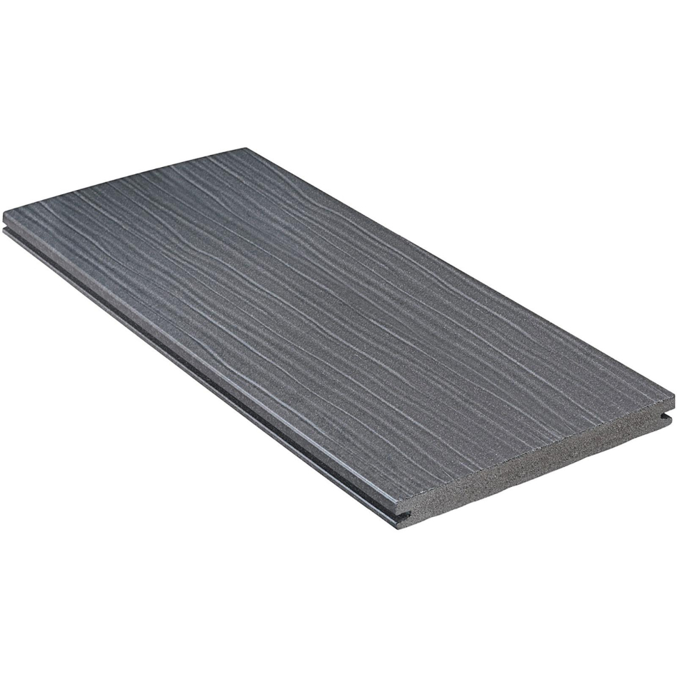 NATURinFORM WPC-Terrassendiele DIE EXKLUSIVE basaltgrau massiv, 4000 mm, 245 mm