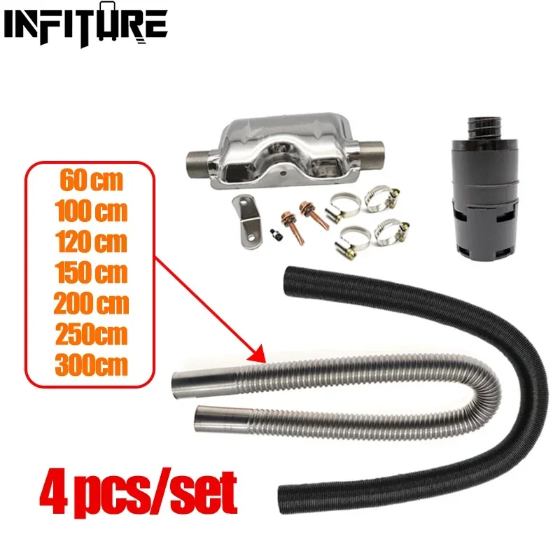 60cm-300cm Luftdieselheizung Auto-Standheizung Abgasrohr mit Filterset für Webasto Eberspacher Heizung Image