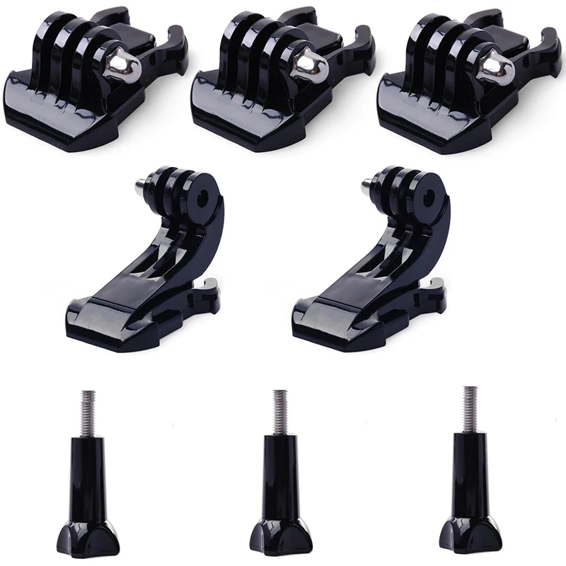 Für GoPro Hero 13 12 11 10 9 J Haken Schnalle Torso Helm Halterung Basis Für Insta 360X5X4 DJI Action 6 4 5 Pro OSMO 360 Zubehör Image
