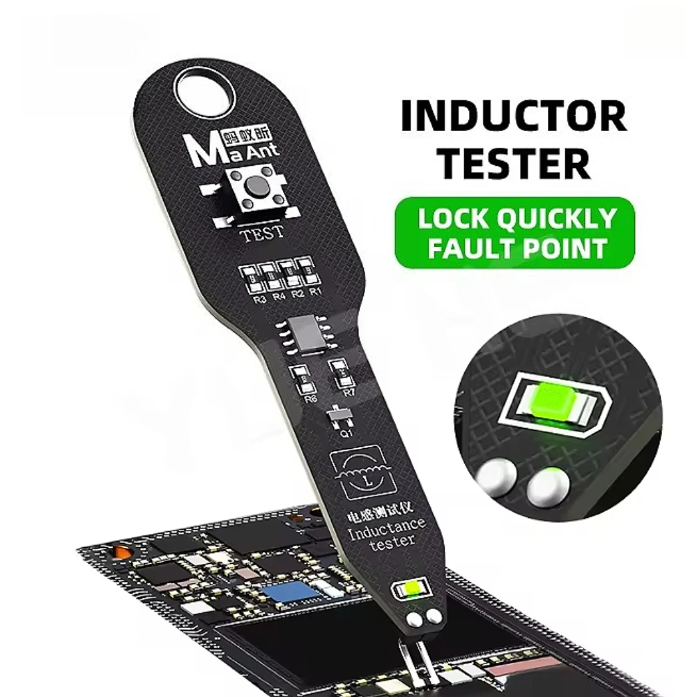 Induktivitätstester Motherboard Spulentester Induktor Detektor Reparaturwerkzeug Elektromagnetische Induktion Schnell Fehlerprüfung Reparatur Image