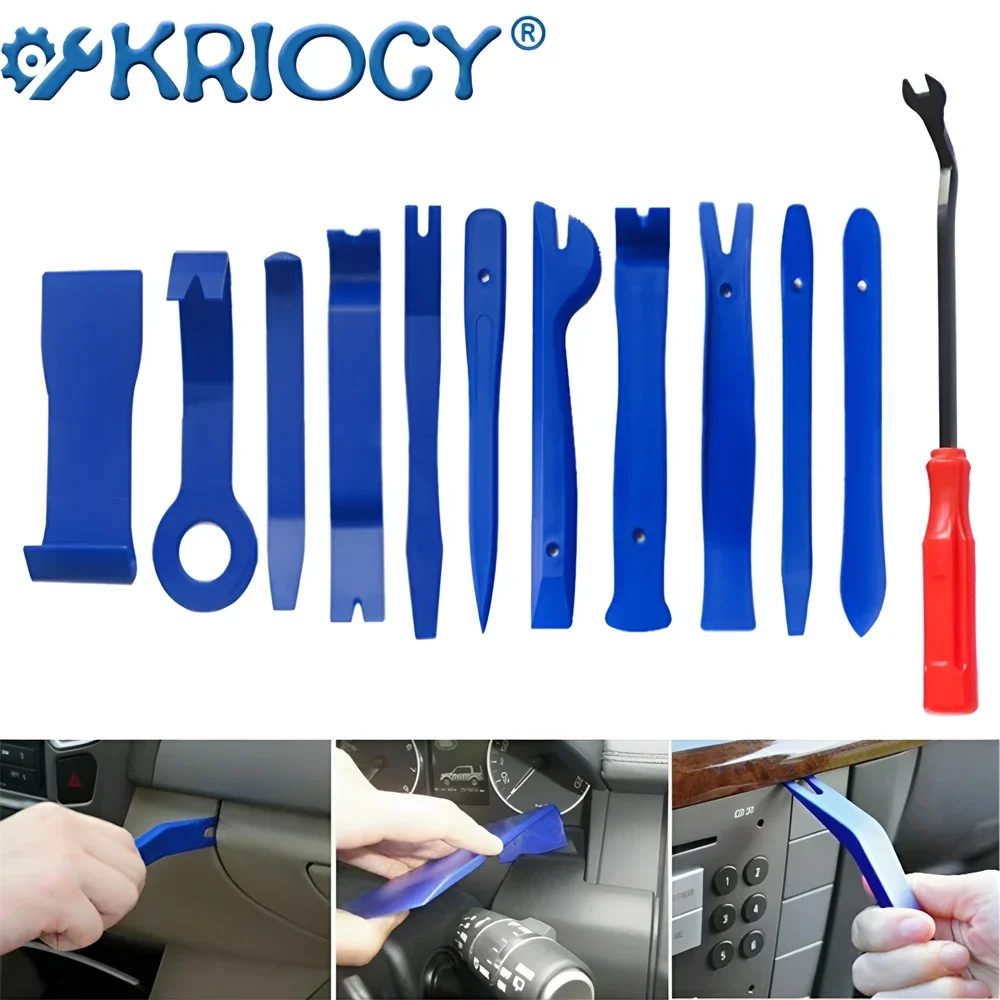 Autotür Clip Panel Audio Video Armaturen brett Entfernungs kit Installer Prying Tool Navigation Demontage Auto Nagel zieher Image
