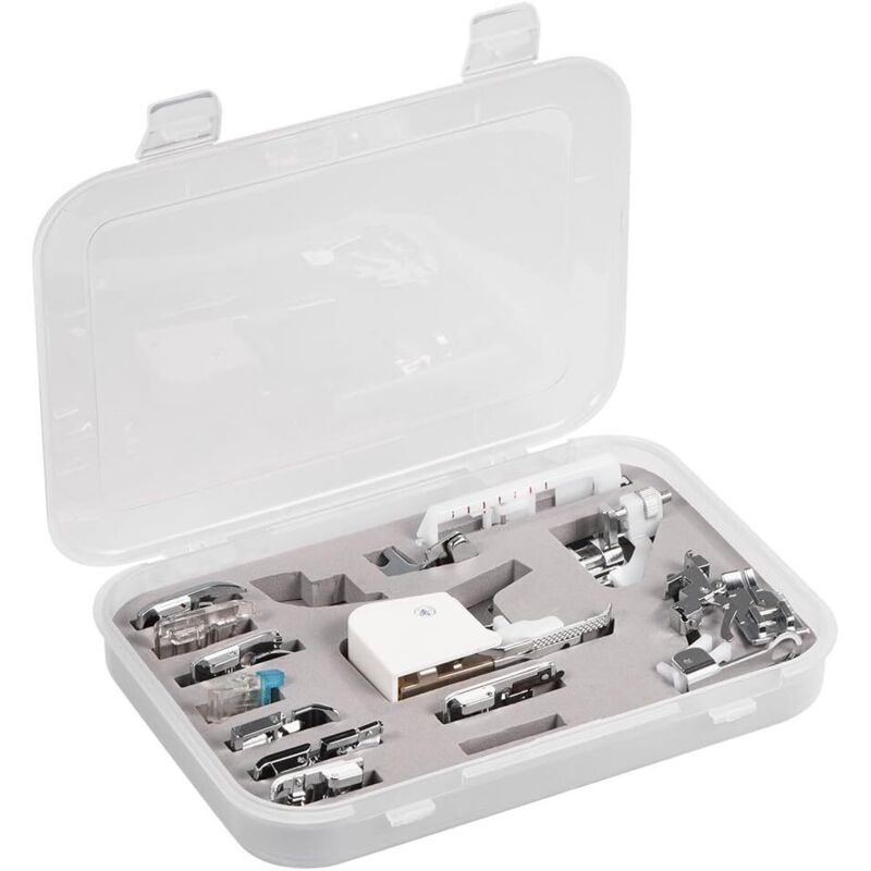 Set Di 15 Piedini Per Macchina Da Cucire, Kit Di Piedini Per Trasporto A Mano Per Macchine Da Cucire Domestiche Brother Singer - Rwbricolage ›utensili Manuali Ed Elettrici›utensili Manuali ›utensili P