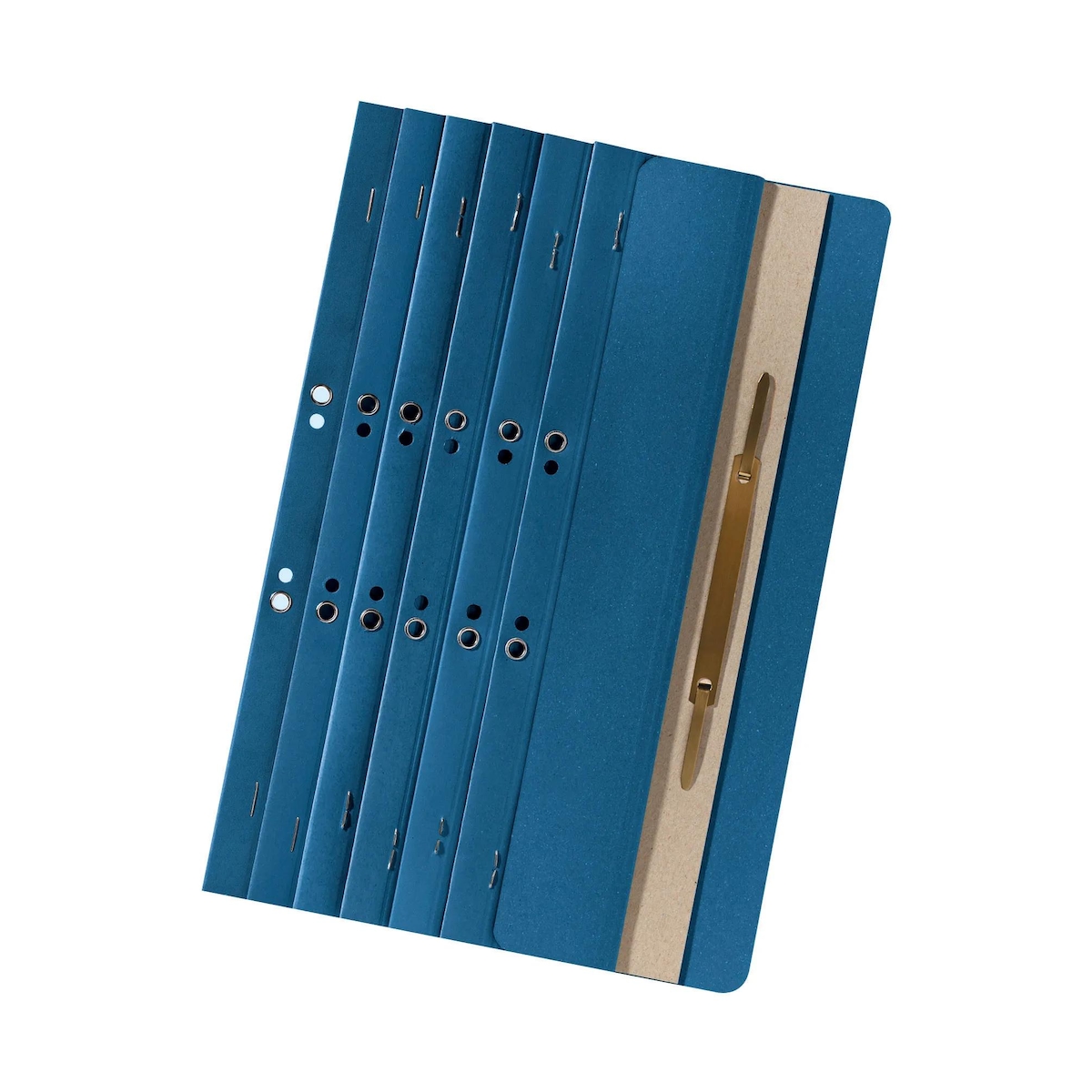 Falken 80000573 200x Ösenschmalhefter A4, 250g/m2 Manila-RC-Kart., 25er banderoliert - Blau Image