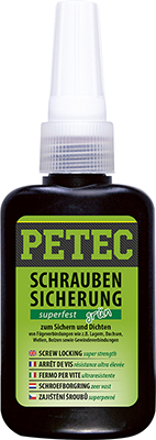 PETEC Buchsen/Lager-Klebstoff Schraubensicherung superfest (50 g) 93050 für MAN