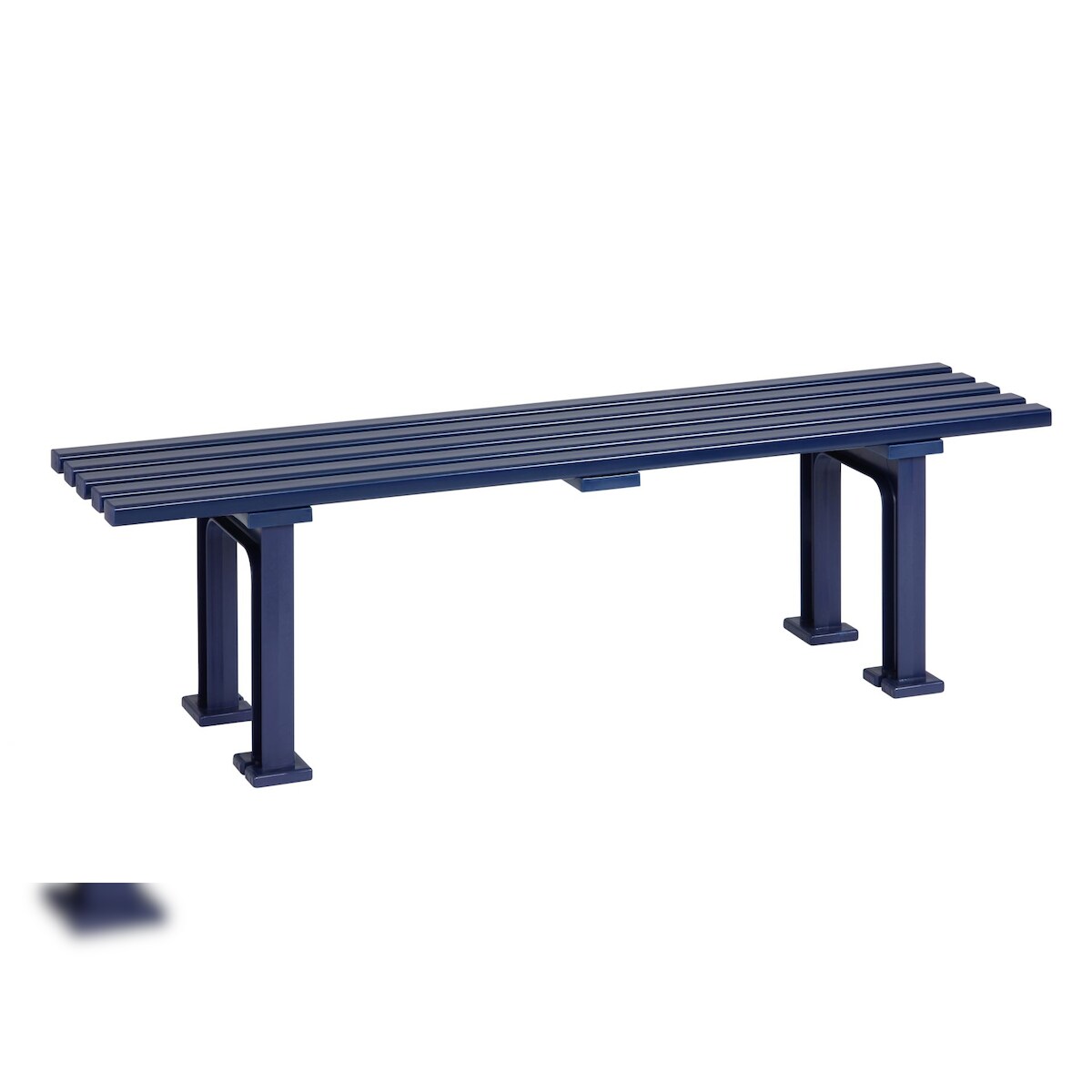 Blome Gartenbank Mono l, 3-Sitzer, 2 Standfüßen, Blau, von PROREGAL Image