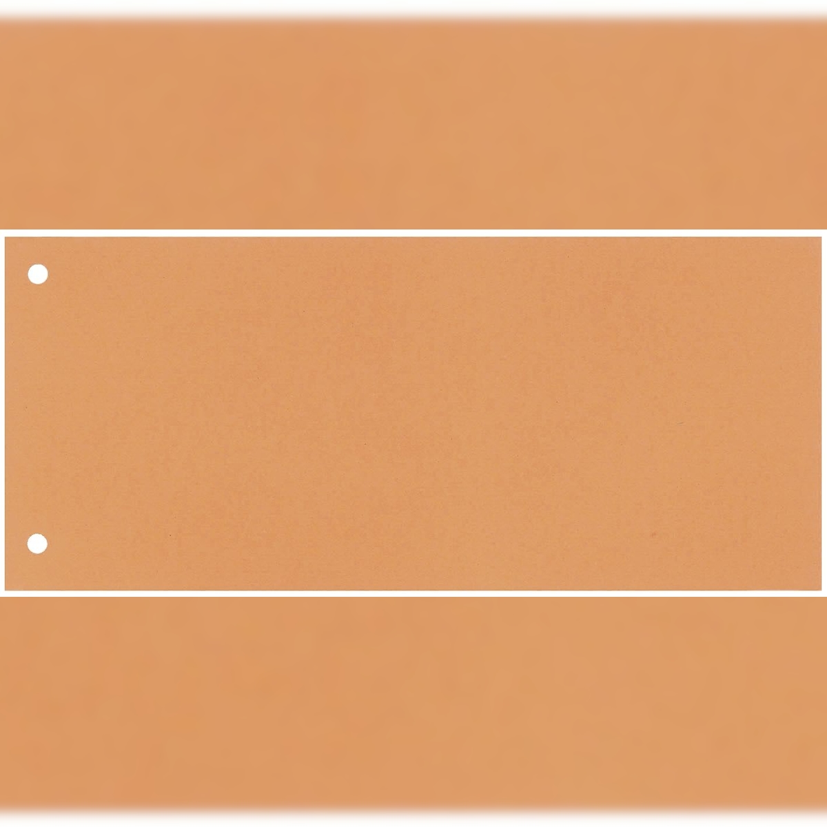 Q-Connect® KF00519 Trennstreifen - 190 g/qm Karton, orange, 100 Stück Image