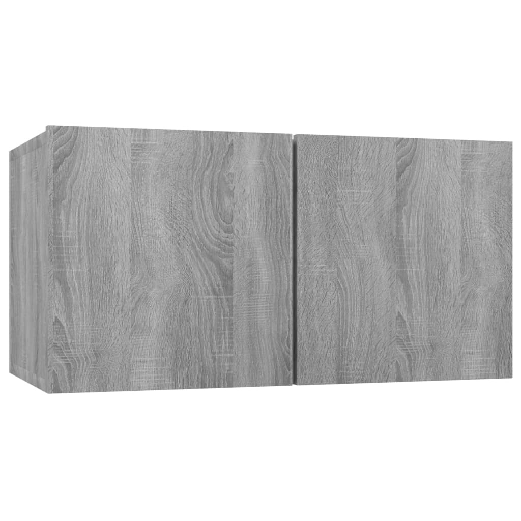 Helloshop26 - Sonoma Wand-TV-Schrank 60 x 30 x 30 cm Holzwerkstoff grau 02_0024290 Image