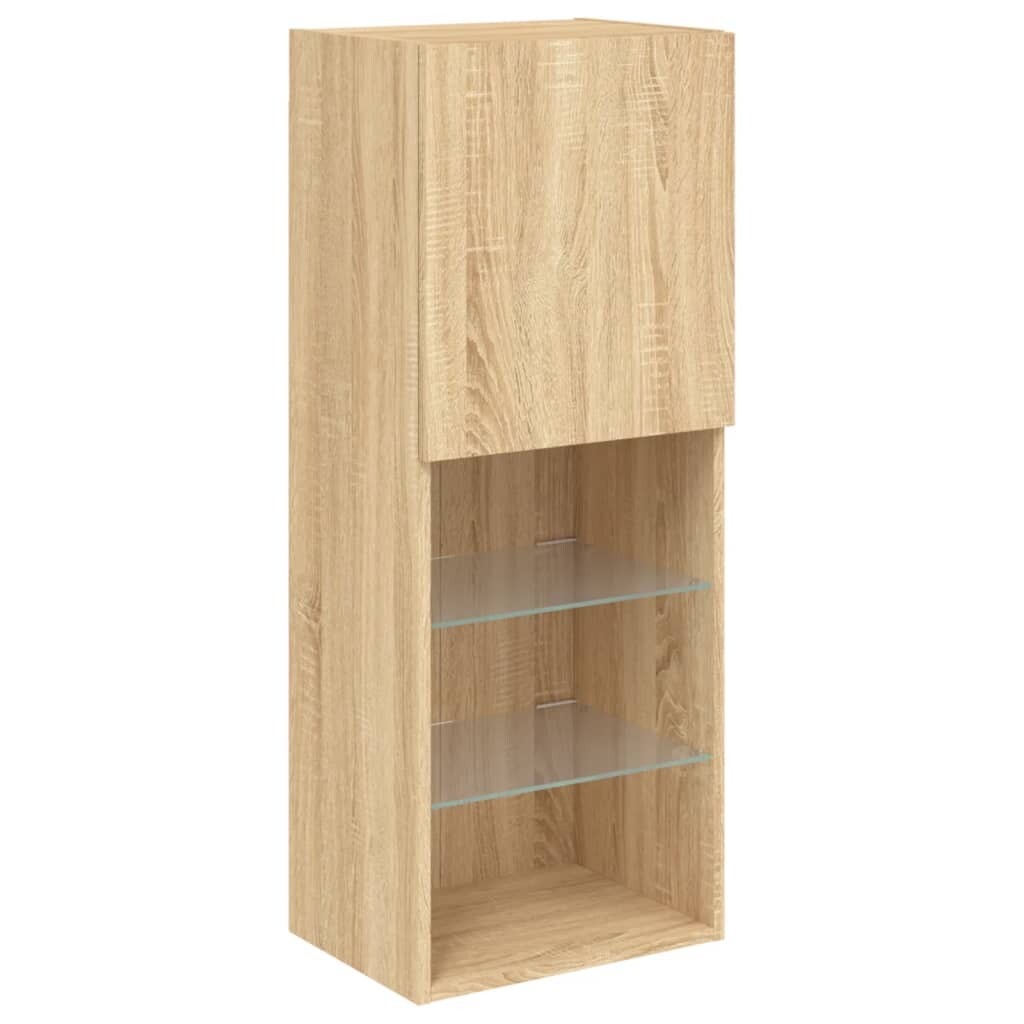 Helloshop26 - Multimedia-TV-Ständer TV-Regal Sideboard TV-Schrank Esszimmer Wohnzimmer Schlafzimmer mit LED-Beleuchtung 02_0026783 Image