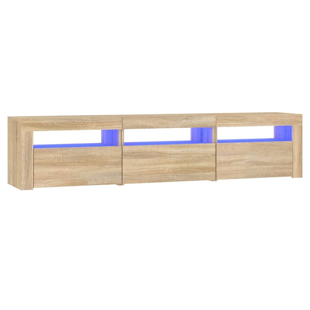 Helloshop26 - Multimedia-TV-Ständer TV-Regal Sideboard TV-Schrank Esszimmer Wohnzimmer Schlafzimmer mit LED-Beleuchtung 02_0026765 Image