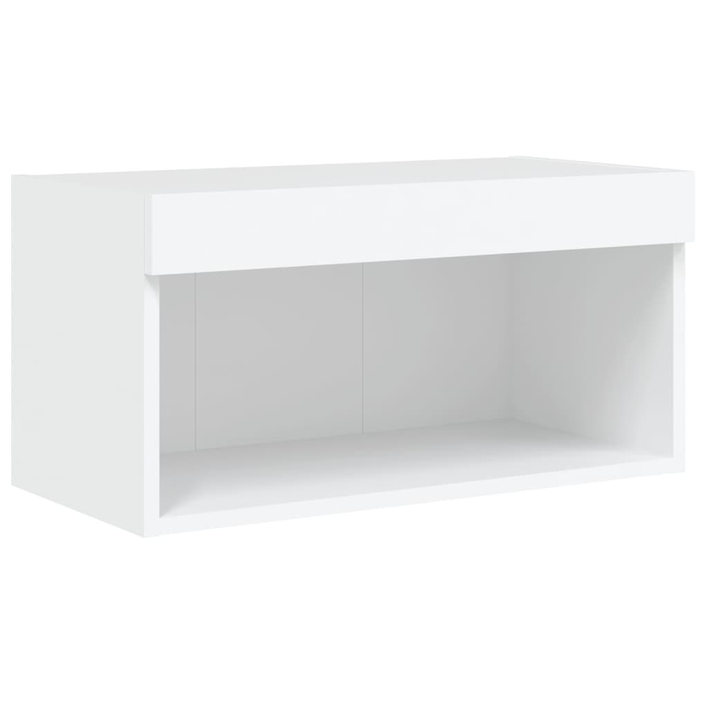 Helloshop26 - Multimedia-TV-Ständer TV-Regal Sideboard TV-Schrank für Esszimmer Wohnzimmer Schlafzimmer mit LED-Beleuchtung 60 x 30 02_0026605 Image