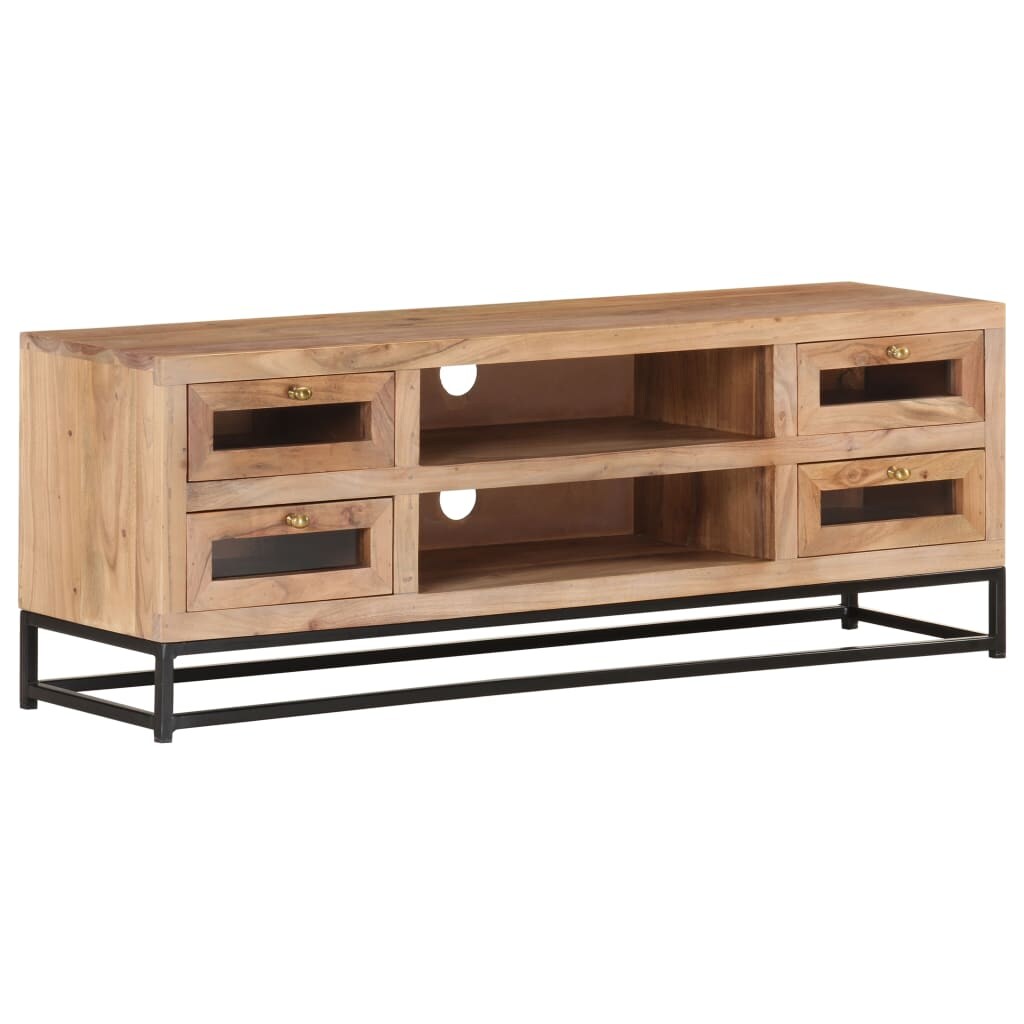 Helloshop26 - Multimedia-TV-Ständer TV-Regal Sideboard TV-Schrank Esszimmer Wohnzimmer Schlafzimmer 110 x 30 x 40 cm massives 02_0025713 Image