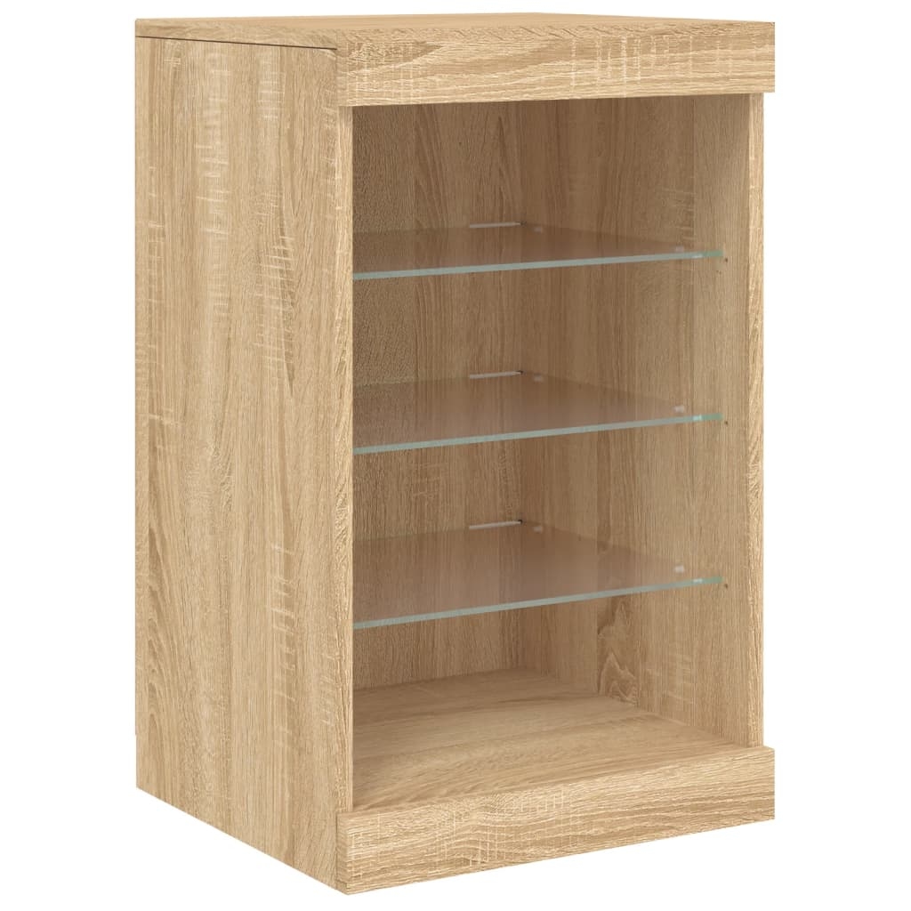 Helloshop26 - Buffet Sideboard Kommode Kleiderschrank Aufbewahrungsmöbel Organizer für Küche Wohnzimmer Lounge mit Sonoma 02_0029962 Image