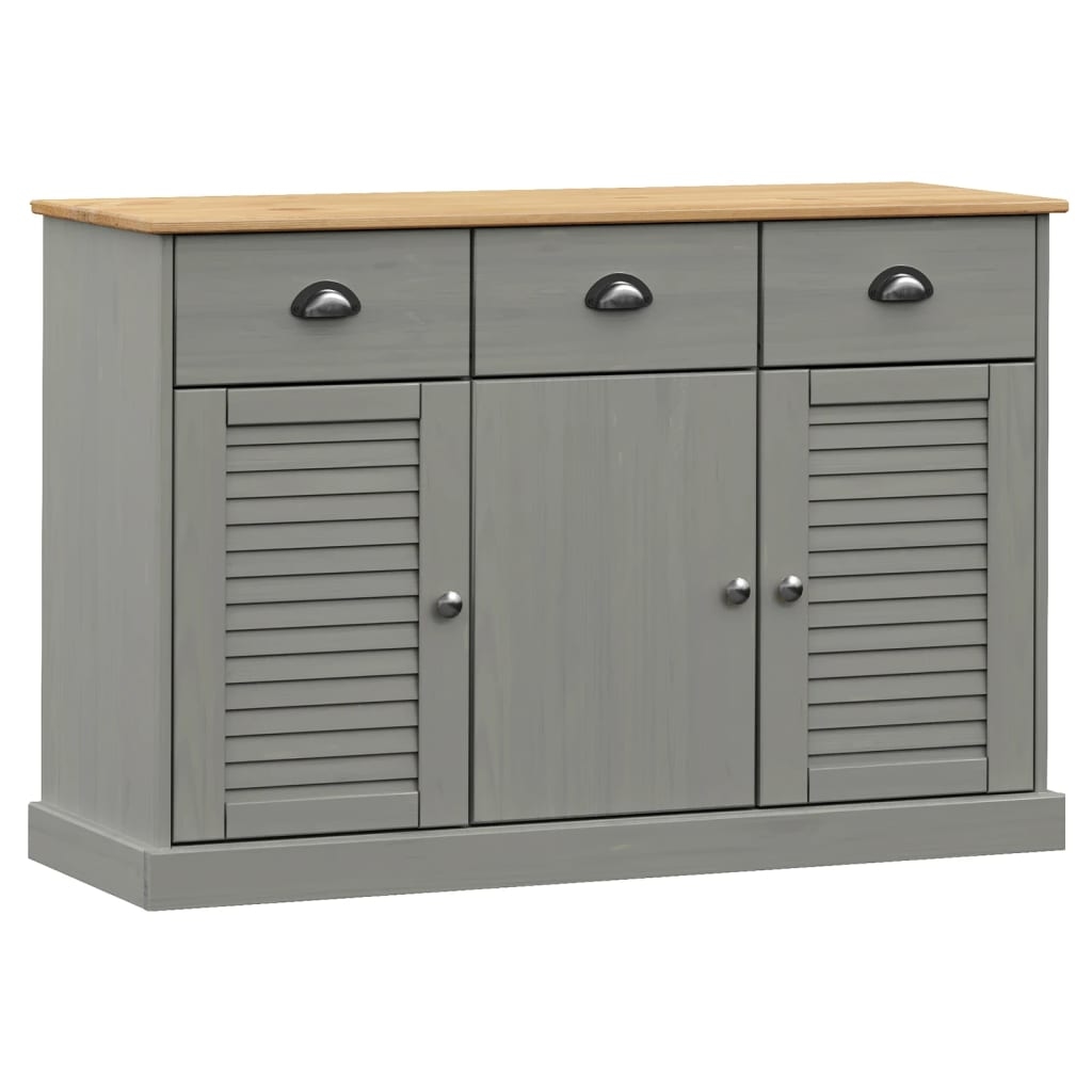 Helloshop26 - Buffet Sideboard Kommode Kleiderschrank Aufbewahrungsmöbel Organizer für Küche Wohnzimmer Lounge mit Schubladen 113 x 02_0030136 Image