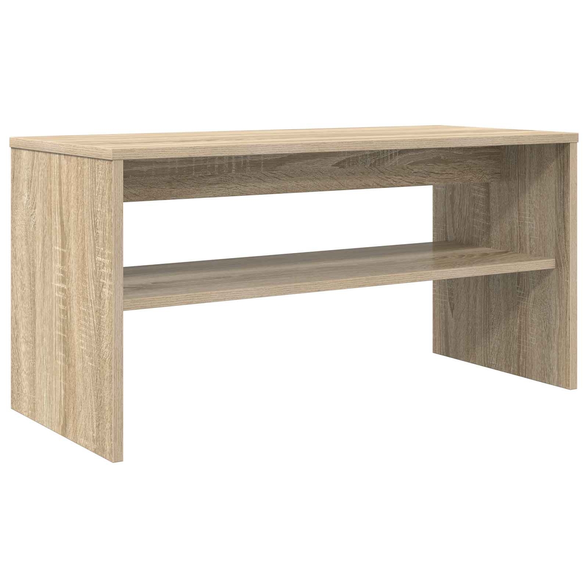 Helloshop26 - Modernes rechteckiges TV-Möbel (80 x 35 x 40 cm) mit elegantem Stauraum aus Sonoma-Eiche-Holzwerkstoff 02_0058347 Image
