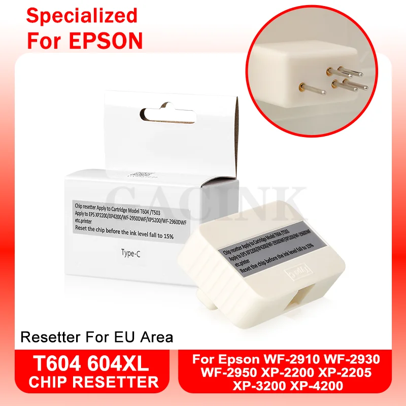 T604 t503 tinten patrone chip reset ter für epson WF-2910 WF-2930 WF-2950 XP-2200 XP-2205 XP-3200 XP-4200 drucker reset ter für eu Image
