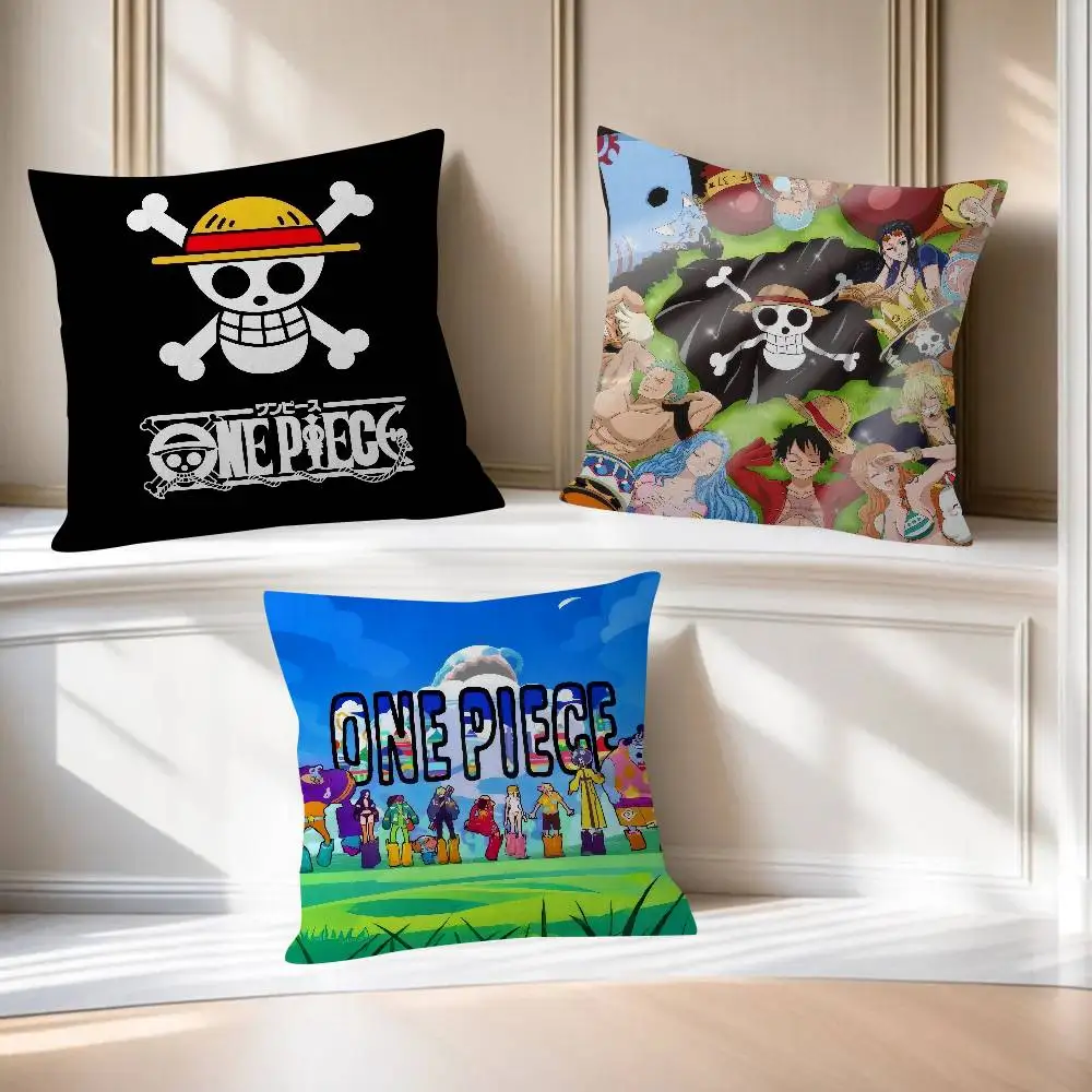 Kissenbezug, Kissenhülle, Wohnzimmer, Sofa, Heimdekoration, personalisiert, Japan o-o-One Piece Anime Image