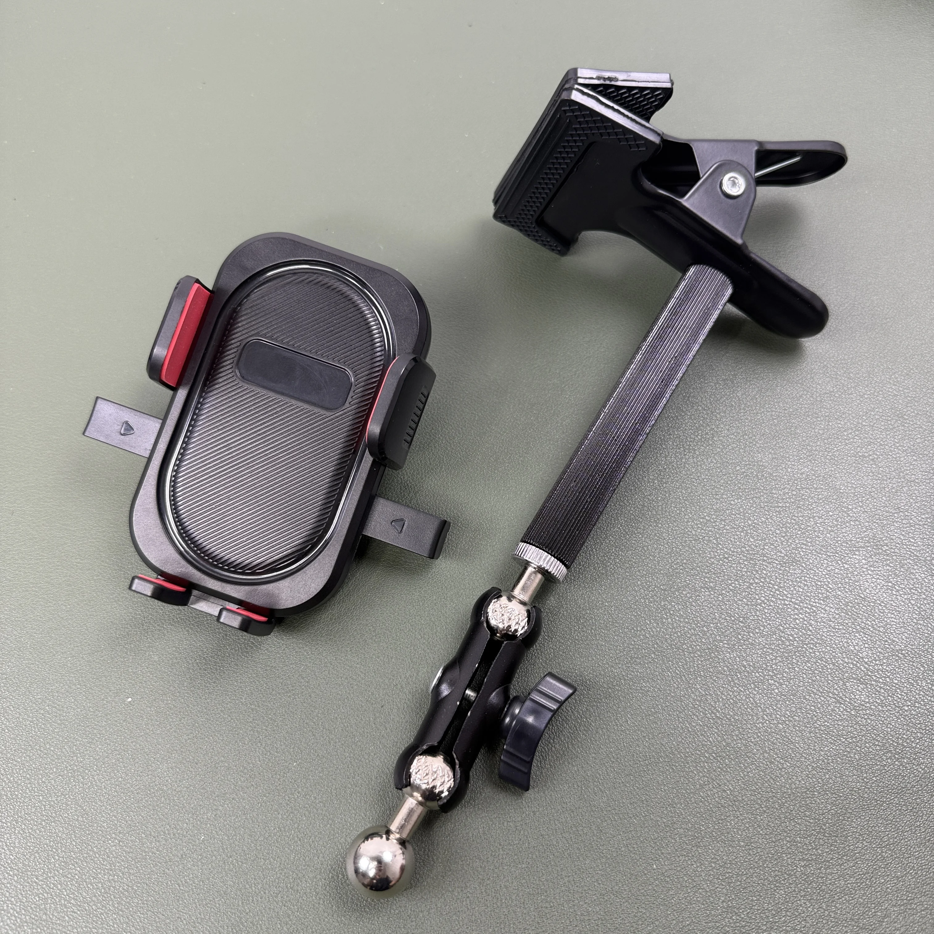 Rutschfester, leistungsstarker Telefonhalter mit 360-Grad-Drehung für Live-Streaming und den Einsatz an Straßenverkaufsständen. Image