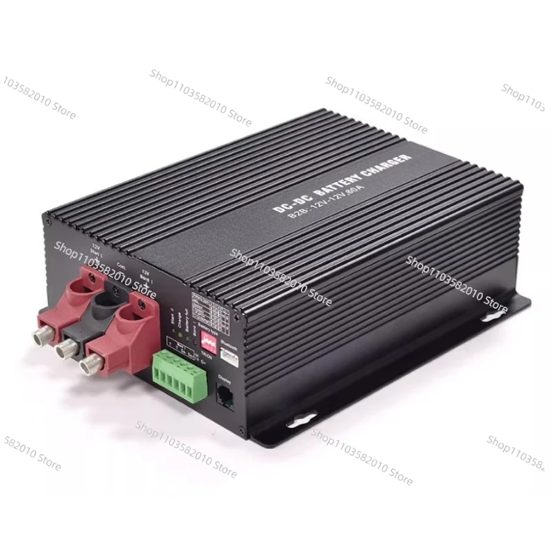 RV-Bettladegerät 12V 30A/60A Dual-Batterie Smart-Ladegerät mit Bluetooth-Display Image
