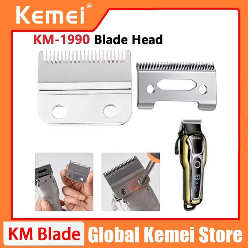 Kemei KM-1990 Ersatzklinge für Haarschneidemaschine, Friseur-Schneidkopf für elektrische Haarschneidemaschine, Rasierer, Haarschneidemaschine Image