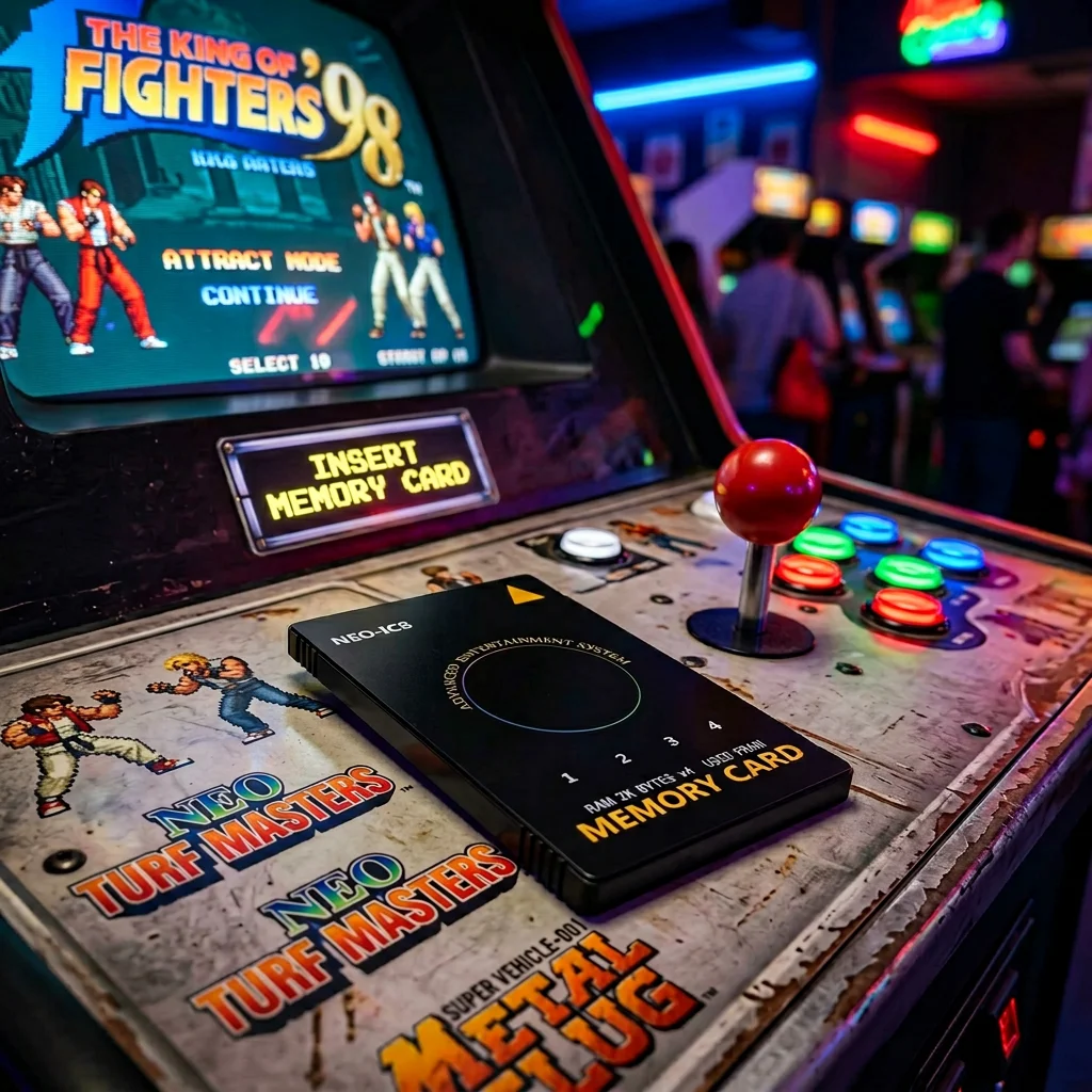 Quad-Grid-Speichererweiterung für NEOGEO AES/MVS – Batteriefreier Speicher mit hoher Kapazität – Native Unterstützung für MVS-U4 & 2F Image