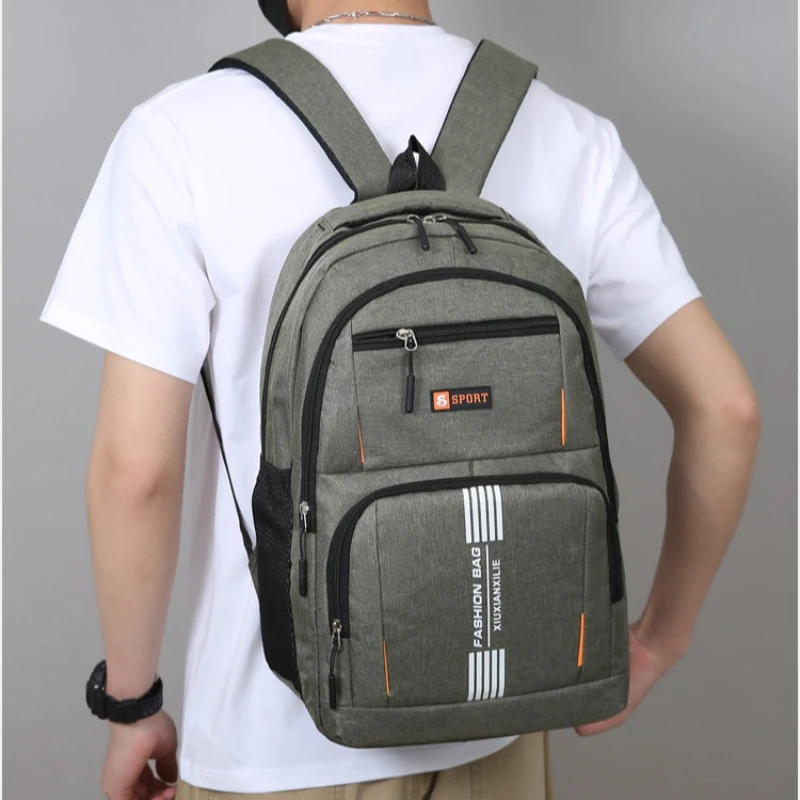 Freizeit-Reiserucksack Neuer Business-Pendlerrucksack Leichter Mehrtaschen-Herrenrucksack Image