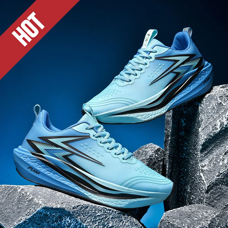 Laufschuhe Casual Marathon Herren Sport Tenis Carbon Board Atmungsaktive leichte Damen Bequeme sportliche rutschfeste Turnschuhe Image