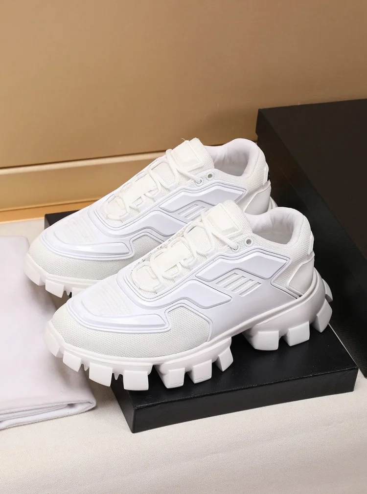 Luxusmarke Paar-Freizeitschuhe Premium Laufschuhe Punk-Style Plateau Schnürschuhe Dad Sneakers Outdoor Sportschuhe