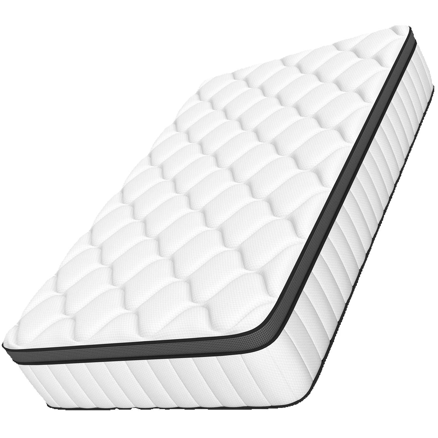 Hiazurm Matratze 90x200,Taschenfederkernmatratze,7-Zonen Federkernmatratze Matratzen,mittlere Härte, H3,atmungsaktiv