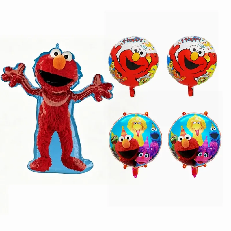 Sesamstraße Folien-Aluminium-Heliumballon Cartoon-Partygeschenk für Kinder Geburtstagsfeier Dekorationsbedarf Image