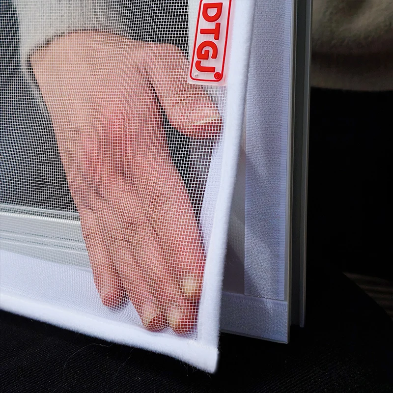 Weißes Moskitonetz für nach innen öffnende Fenster, maßgefertigtes unsichtbares Fiberglas-Gitter, Insektenschutz gegen Mücken & Fliegen