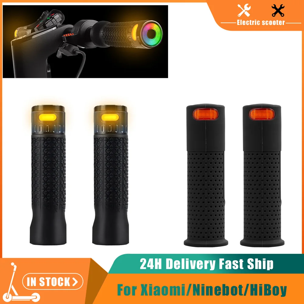 Manopole con indicatori di direzione per Xiaomi M365 1S Pro 2 Mi3, Ninebot Max G30 G2, Hiboy E-Scooter, luce di segnalazione per parafango posteriore