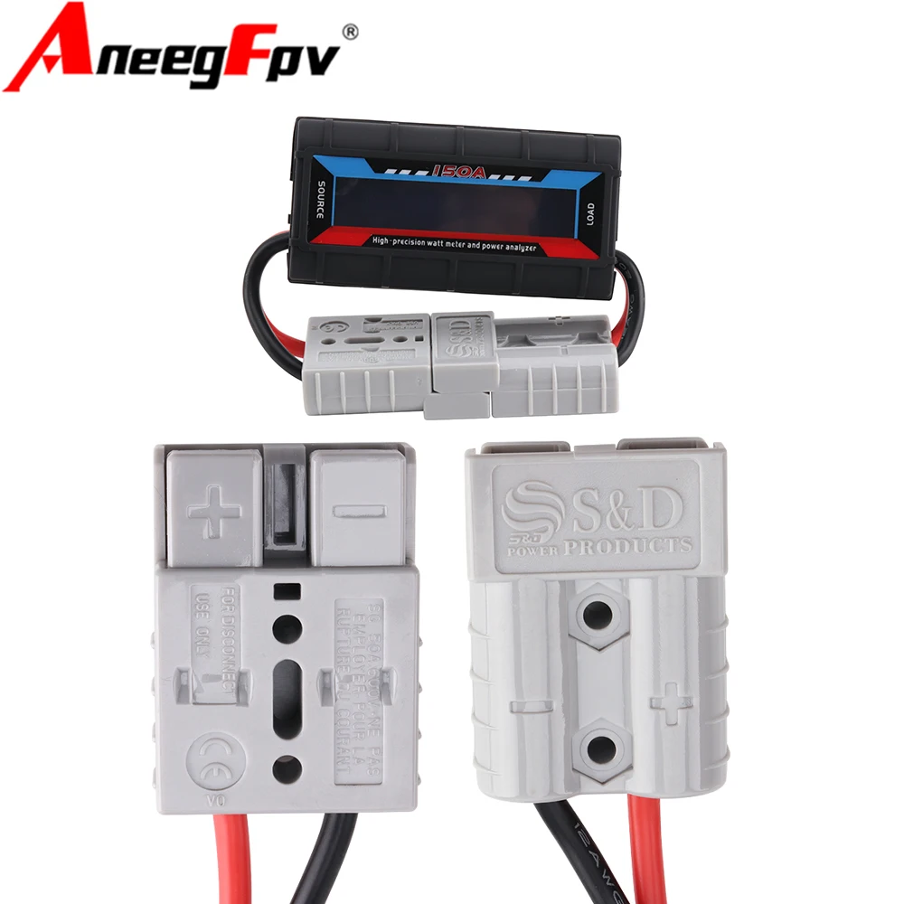 Hohe Präzision 130A 150A 200A Watt Meter Spannung Amp Meter Power Analysator Checker/Leistung Monitor mit LCD Bildschirm für Rc Auto