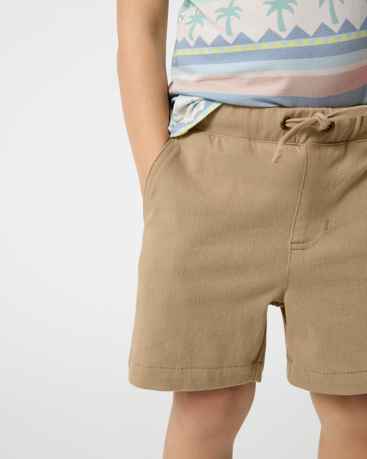 Toasted Hazelnut Chino Shorts - 12-18 months - Little Sleepies