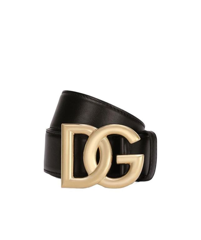 Logo Belt - Black - Dolce & Gabbana Belts