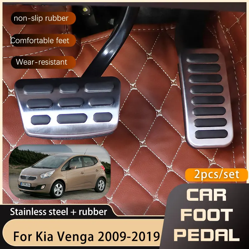 Auto Pedali Copertura Per Kia Venga 2009 2010 2011 2012 2013 2014 2015 2016 2017 2018 2019 Acceleratore Freno Poggiapiedi Pedale Pastiglie