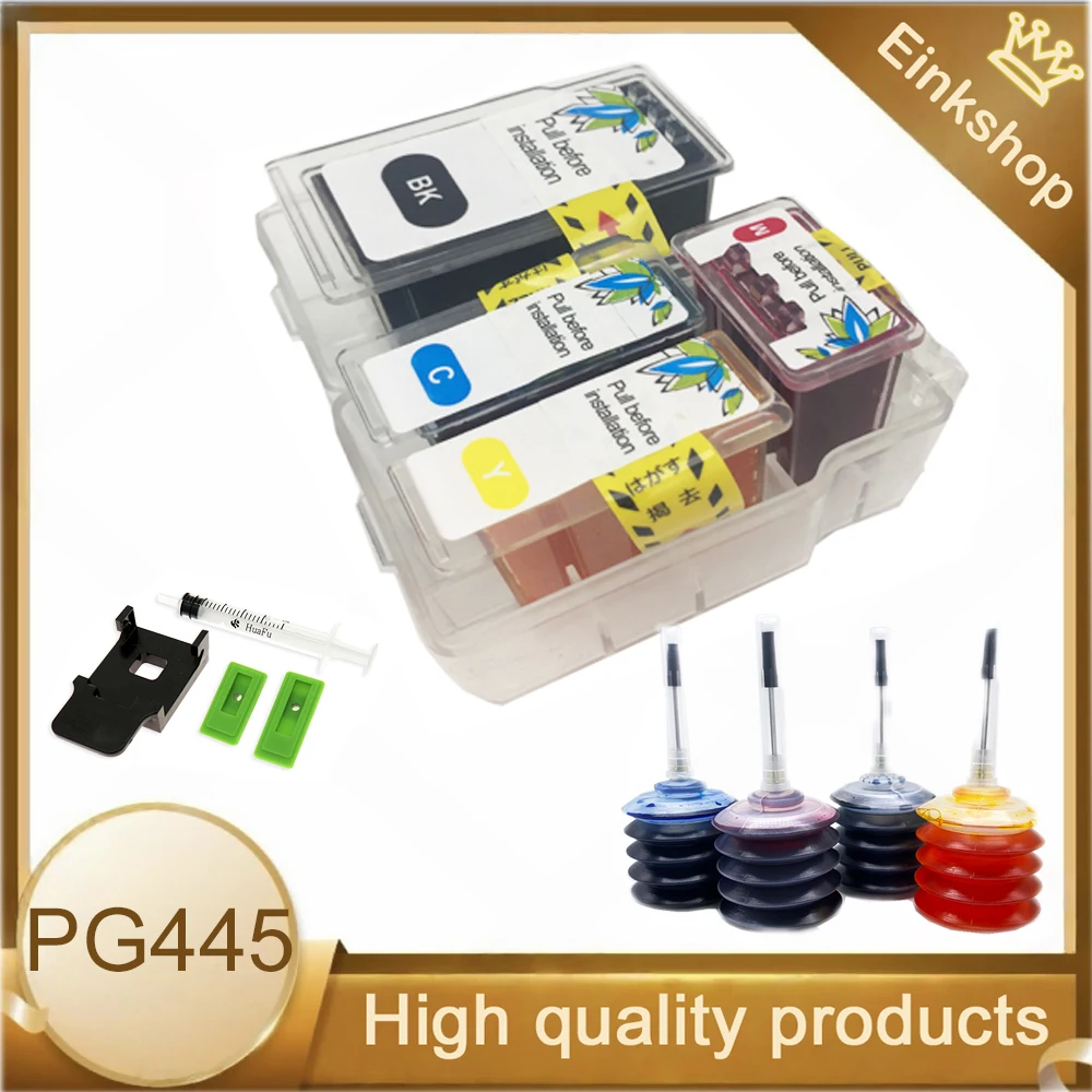 Recharge de cartouche intelligente PG445 CL446 pour imprimante Canon 445XL 446XL cartouche d