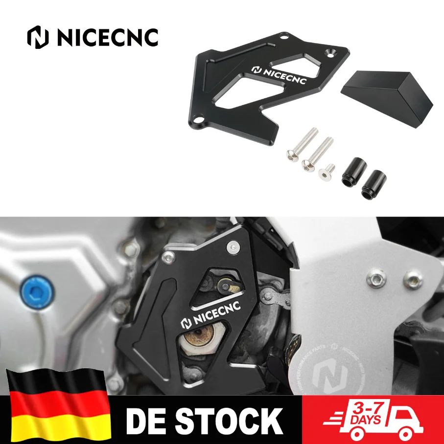 NICECNC Protezione Catena ATV, Copertura Pignone e Guida Catena per YAMAHA RAPTOR 700 2006-2011 2013-2020 RAPTOR 700R 2012 2016-2020
