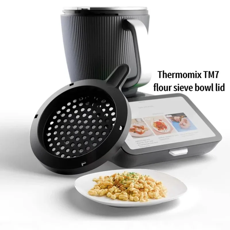 Couverture de bol pour blender Thermomix TM7, tamis à pâtes, couvercle de bol pour blender de cuisine, tamis à pâte