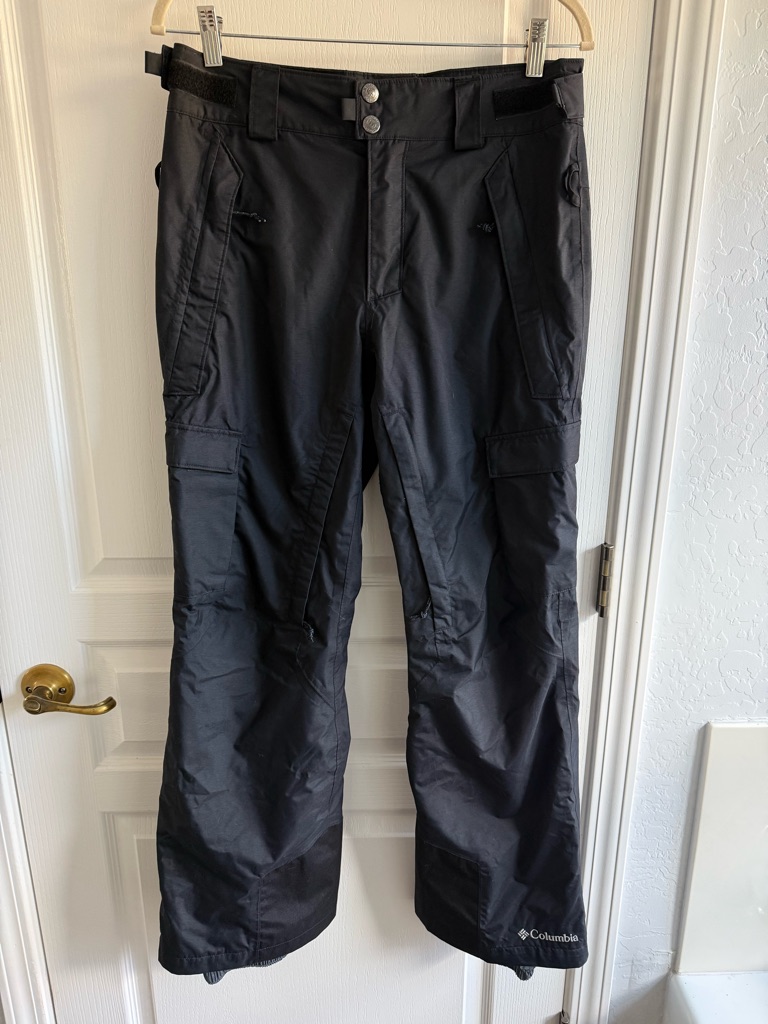 Columbia Pants | Columbia Ski Snowboarding Pants Omni -Heat Insulated Waterproof Black Sz Small | Color: Black | Size: S