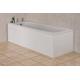 Croydex Unfold-n-Fit Height Adjustable 50-53 cm Bath End Panel, 66 cm, Gloss White